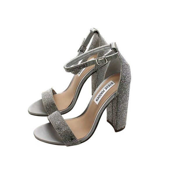 Steve Madden Carrson Rhinestone Heeled Sandal (Women S) - Picture 4 of 7